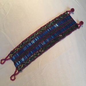 Stunning Chan Luu beaded cuff bracelet